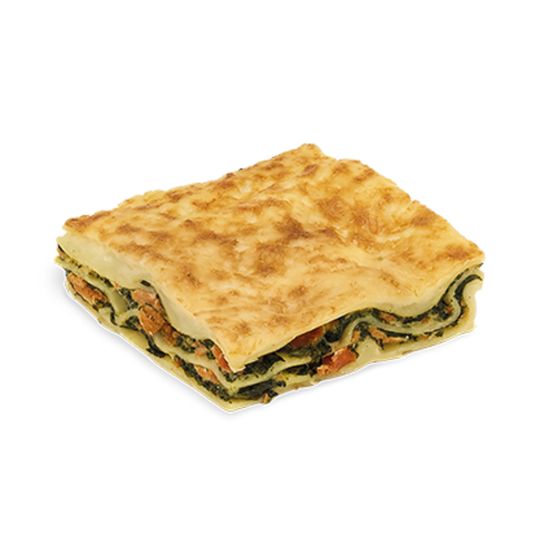 Lachs Spinat Lasagne