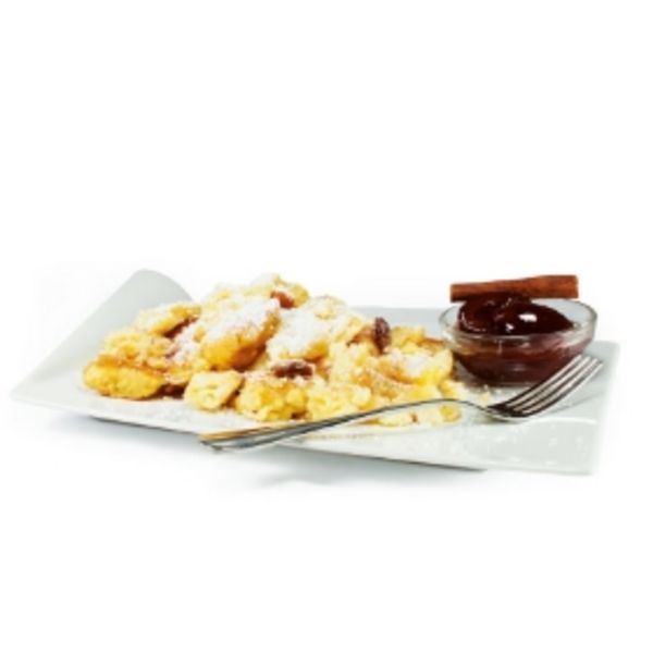 Kaiserschmarren handgerissen, mit Rosinen