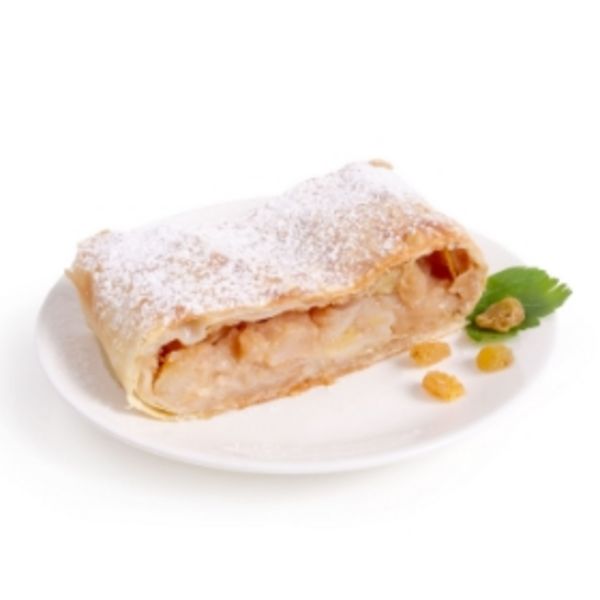 Apfelstrudel roh, ohne Rosinen