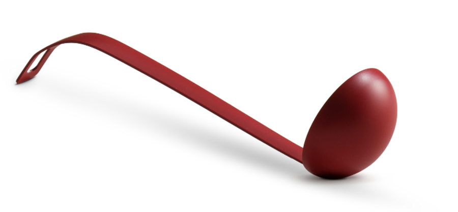 Roter Kochlöffel